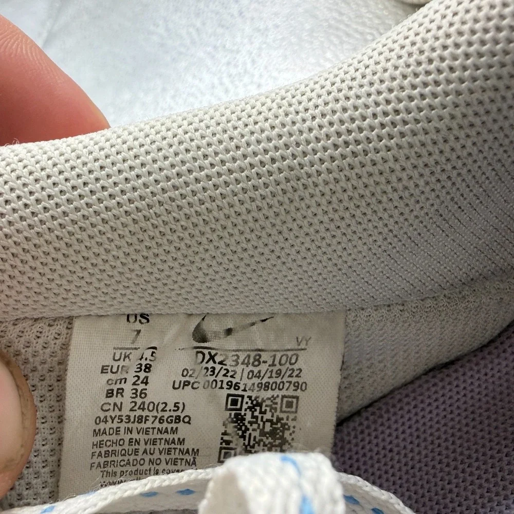 Size 7 Nike Air Force 1 '07 SE 101 White Sail Womens Athletic Shoes DX2348-100‎